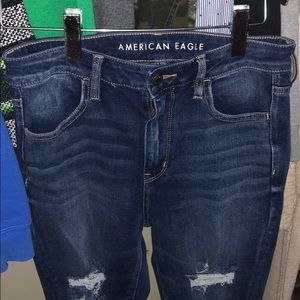 American Eagle distressed jeans